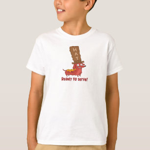 Camiseta Dachshund Hot Dog Juego de Palabras