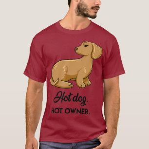 Camiseta Dachshund Hotdog Hot Dueño Funny Mascota Perro Lov