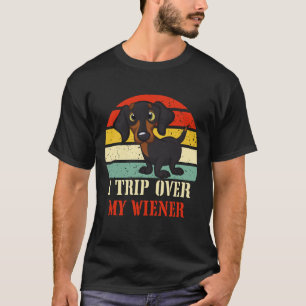 Camiseta Dachshund I Viaje Sobre Hombres Ricos De Weiner-Do