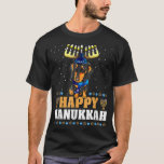 Camiseta Dachshund judío Menorah Hanukkah Chanukah<br><div class="desc">Dachshund judío Menorah Hanukkah Chanukah</div>