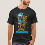 Camiseta Dachshund judío Menorah Happy Hanukkah Chanukah<br><div class="desc">Dachshund judío Menorah Happy Hanukkah Chanukah</div>