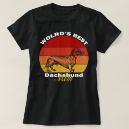Camiseta Dachshund - La mejor mamá del mundo en Dachshund