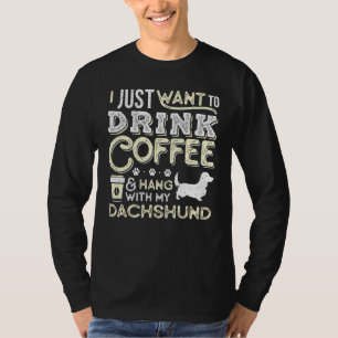 Camiseta Dachshund Larga Mamá Haitiana Papá Solo Quiero Han