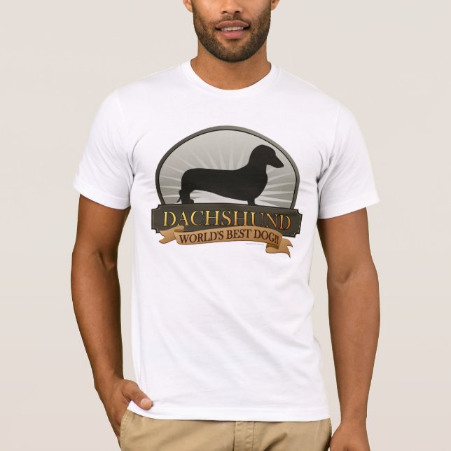Camiseta Dachshund [liso] (Anverso)