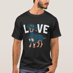 Camiseta Dachshund Love