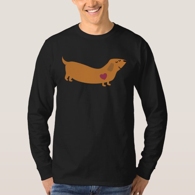 Camiseta Dachshund Love (Anverso)