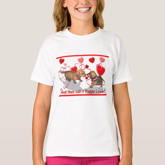 Camiseta Dachshund Love (Anverso)