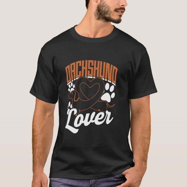 Camiseta Dachshund Lover Dueño De Dachshunds Perro Puppy Da (Anverso)