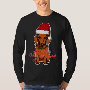 Camiseta Dachshund Lovers Navidades Doxie
