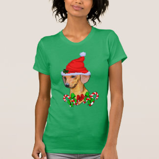 Camiseta Dachshund Lovers Navidades Merry