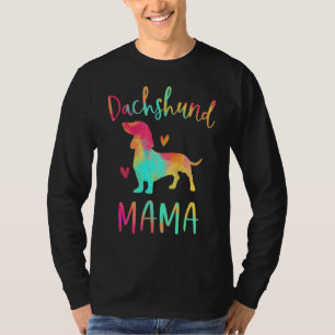Camiseta Dachshund Mama Colorful Doxie Dog Mom