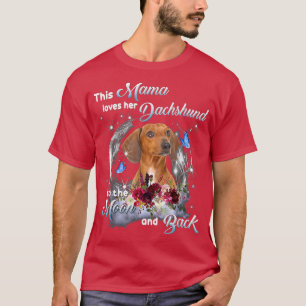 Camiseta Dachshund Mama Dog Lover Dueño Feliz Día de la Mad