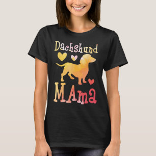 Camiseta Dachshund Mama - Dog Lover Mascota Trainer Ani