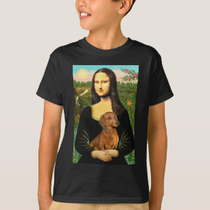 Camiseta Dachshund (marrón1) - Mona Lisa