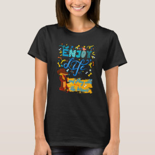 CAMISETA DACHSHUND MASCOTA FUNNY WIENER DOG DISFRUTA DE LA 