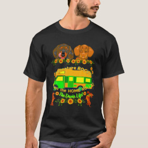 CAMISETA DACHSHUND MASCOTA FUNNY WIENER DOG GIFT CAMPING AD