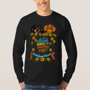 CAMISETA DACHSHUND MASCOTA FUNNY WIENER PERRO CREE EN IMPOS