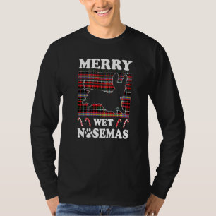 Camiseta Dachshund Merry Wet Nosemas Navidades Dachshund Ow