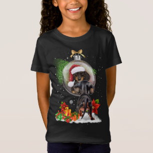 Camiseta Dachshund Mirror Ornament Decoración Navidades Tre