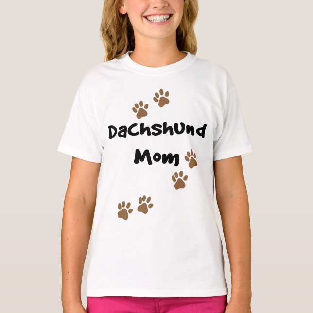 Camiseta Dachshund Mom (Anverso)