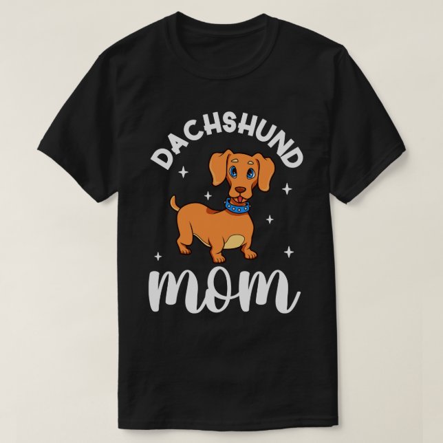 Camiseta Dachshund Mom Dachshund (Diseño del anverso)