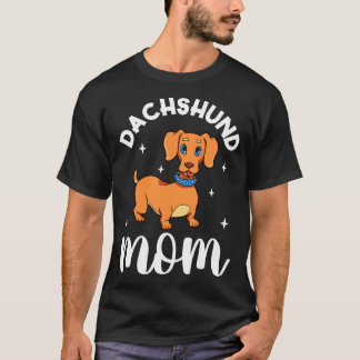 Camiseta Dachshund Mom Dachshund
