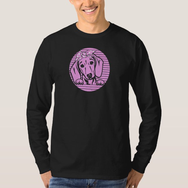 Camiseta Dachshund mom Dog (Anverso)