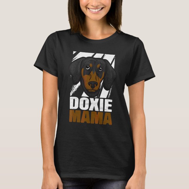 Camiseta Dachshund Mom Doxie Mama (Anverso)