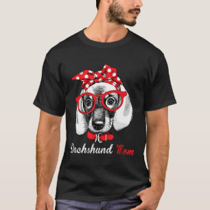 Camiseta Dachshund Mom Doxie Wiener Lover Día S