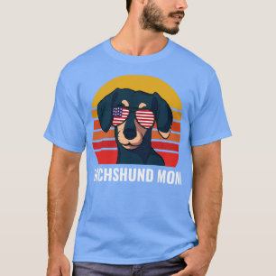 Camiseta Dachshund Mom Funny Weiner Dog Women