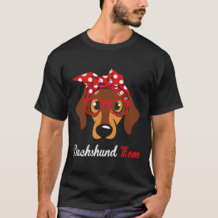 Camiseta Dachshund Mom Weiner Dog Dachshund