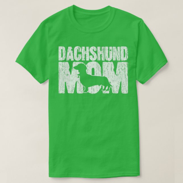 Camiseta Dachshund Mom Wiener Weiner Doxie Mama Día de la M (Diseño del anverso)