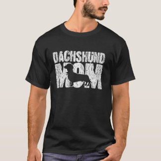Camiseta Dachshund Mom Wiener Weiner Doxie Mama s Da