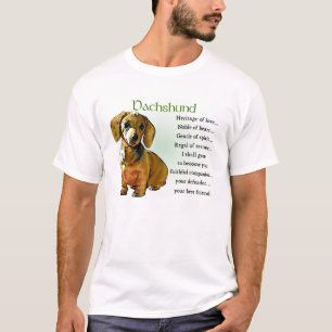Camiseta Dachshund obsequia a los amantes de Doxie