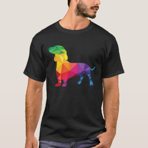 Camiseta Dachshund Orgullo Gay LGBT Bandera Arcoiris Regalo
