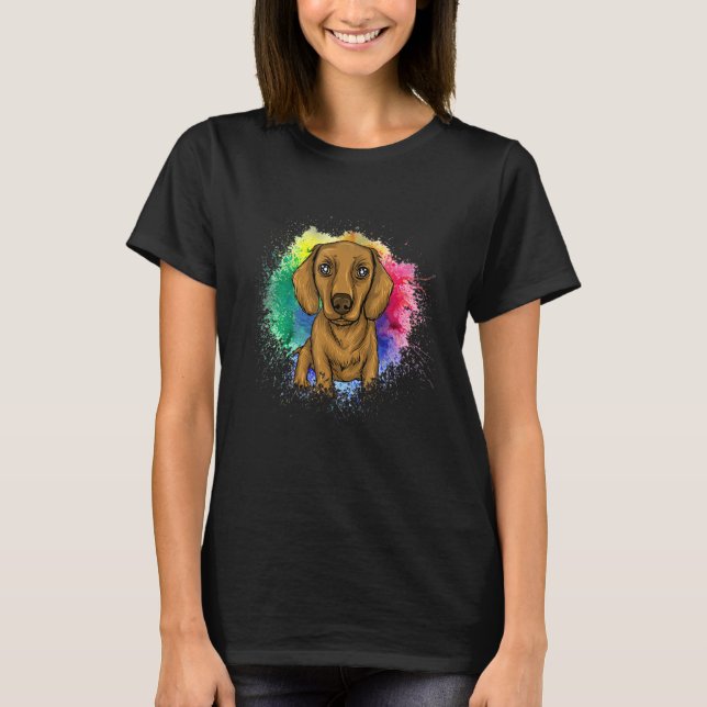 Camiseta Dachshund Owner Sausage Dog Doxie Wiener Women Dac (Anverso)