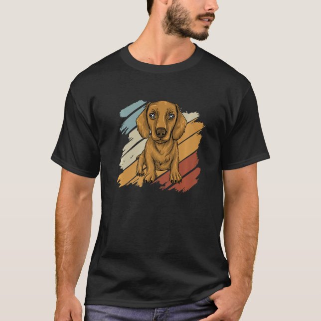 Camiseta Dachshund Para Mujeres Dausage Dackel Wie (Anverso)