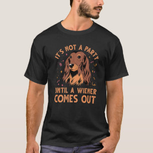 Camiseta Dachshund Para Mujeres Wiener Weiner Saus