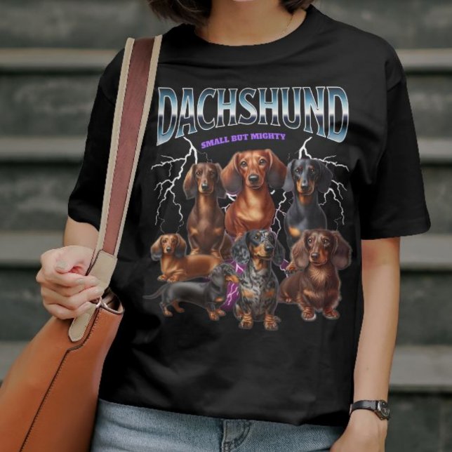Camiseta Dachshund Pequeño Pero Importante (Subido por el creador)
