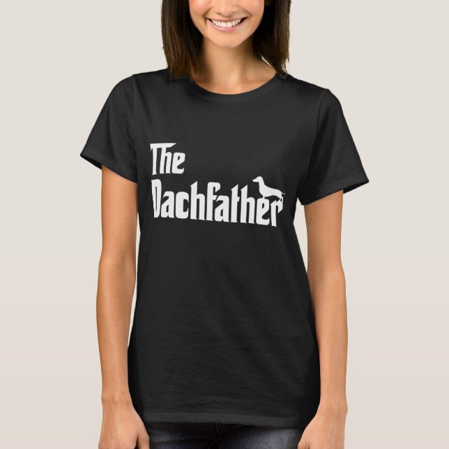 Camiseta Dachshund Perro Ama El Dachfather Funny Wiener D (Anverso)