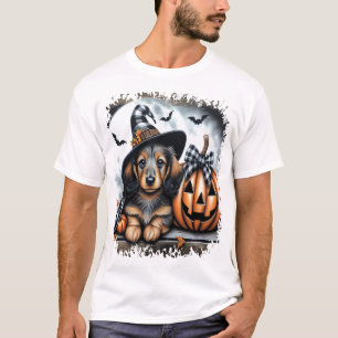 Camiseta Dachshund perro Halloween