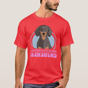 Camiseta Dachshund Perro Madre Perro Dueño Dachshunds frito