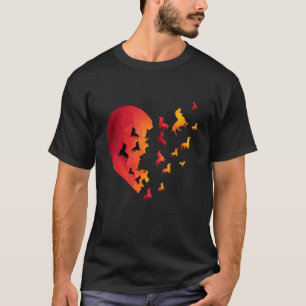 Camiseta Dachshund Perro Regalos De Corazón Para Los Amante