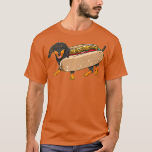 Camiseta Dachshund Perro Weiner Salchicha De Perro En Un Bu