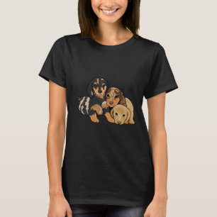 Camiseta Dachshund Puppies