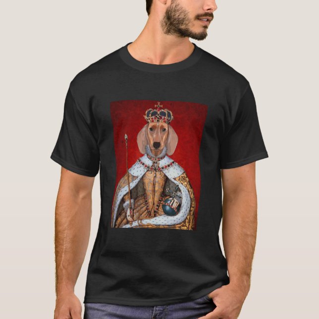 Camiseta Dachshund Queen (Anverso)