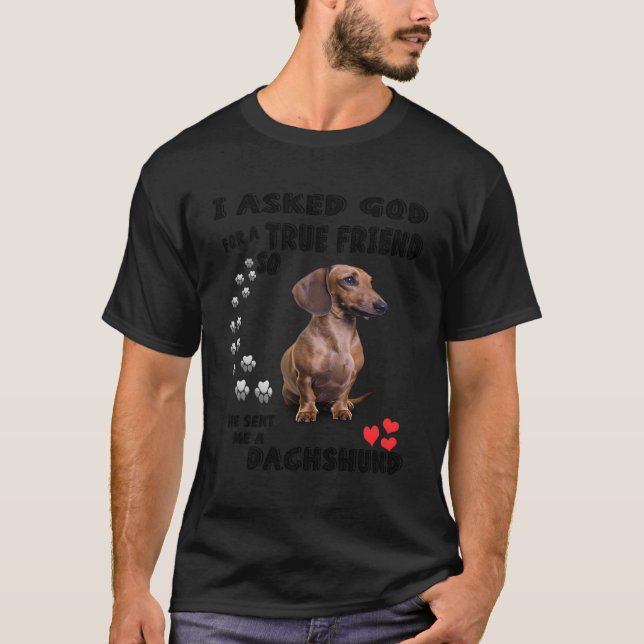 Camiseta Dachshund regalo Wiener Weenie Dog Lover Dachsh (Anverso)