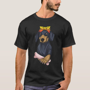 Camiseta Dachshund Regalos Para Mujeres Niños Dixie Dachshu