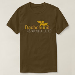 Camiseta Dachshund Resue Dad Wiener Dog Shirt