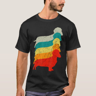 Camiseta Dachshund Retro Vintage Sausage Perro Lover